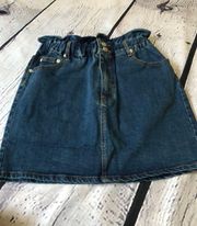 Signature8 Denim Mini Skirt Sz Medium.