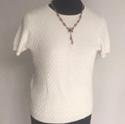 Short Sleeves Knit Sweater NWOT