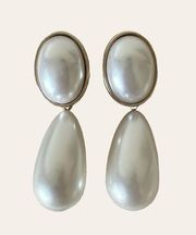 Anthropologie Pearl Drop Earrings