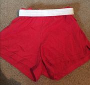 red soffe shorts