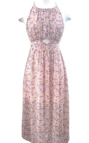 BCBG Rose Smoke Floral Surplise Dress Women’s size 2