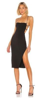 NBD Becky Midi Dress Black