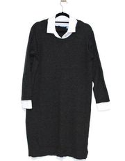 Simply Vera Wang Charcoal Grey Tunic Dress Size XL