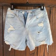 SO size 0/24 women’s blue high rise ripped jeans