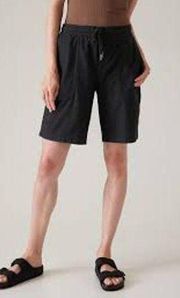 Athleta Farallon Bermuda Shorts Womens PLUS Size 26 Black NWT