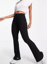 Ribbed Flare Pants