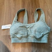 NWT  Green Sports Bra