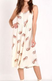 29 Palms  Cactus Flower MIDI Dress