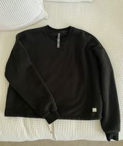 black crewneck