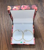 Mia Fiore 18K Gold Plated Thin Hoop Earrings