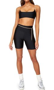 Chain Bike Short in Black