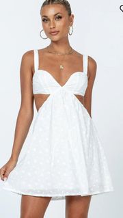 Khalia Mini Dress in White