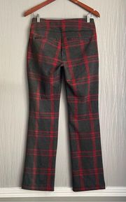 COPY - New York & Co Pull-On Plaid Bootcut Ponte Pant Superflex Stretch Size Sm…