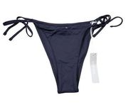 Everlane ReNew The String Bikini Bottom Black Women's Size XXS NWT Sustainable