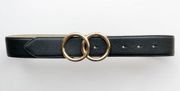 Black & Gold Double Circle Belt Women’s XXS Express