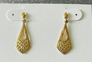 24K Gold Plated 925 Stamped & Tested Teardrop Earrings