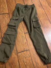 Forest Green Cargo Sweats