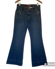 Y2K Bratz Styled Low-Rise Flare Zipper Detail Jordache Jeans