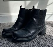 Leather Black Boots