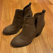 Brown booties