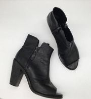 Rag & Bone Noelle Black Leather Booties - 39.5/9.5