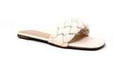 Top Moda Braided Leather Slides