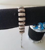 Silver Link Sparkly Bracelet 