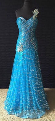 Peacock Prom Dress