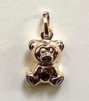 Bear 14k Real Gold Pendant | Ideal gift | • Metal: Real 14k Yellow Gold |cute teddy bear | Birthday | Holiday | Christmas |