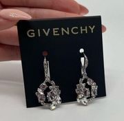 Givenchy Silver pretty drop earrings