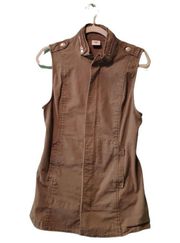 CABI Army Olive Green Utility Vest ~ EUC!