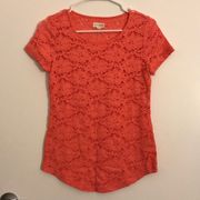 Maison Jules- coral top Sz: S