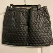 BCBG Maxazria Faux Leather Skirt