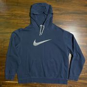 Nike Navy Blue Thick Hoodie Size XXL