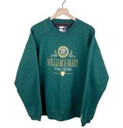 Vintage 90s Starter College Sweatshirt William and Mary The Tribe Size Large