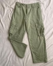 CARGO BAGGY PANTS SAGE GREEN