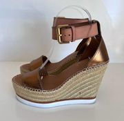 See by Chloe Bronze Glyn Espadrille Sandals