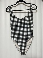 Forever 21 black/white high rise bikini