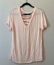 NWT Daytrip soft pink tee