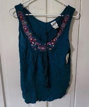 Womens self esteem top Havana nights size small