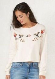 Disney’s Snow White LC Lauren Conrad French Terry Crop Sweatshirt