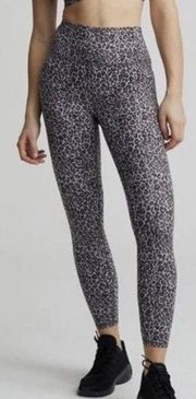 Varley Let’s Move High Waist Brushed Leopard Print Leggings