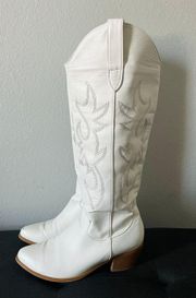 Cowboy Boots - White