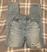 American Eagle Mom Straight Jeans