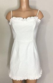 New. French Connection summer white mini dress. Size 10. Retails $149