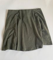 Forever 21 Suede Green Skirt