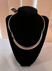 I.N.C International Concepts Hinged Stirrup Collar Gold Necklace NWT