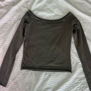 Brandy Melville Off Shoulder Long Sleeve