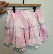 Love Shack Fancy Ruffle Mini Skirt