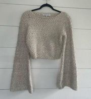 Endless Rose Sparkle Bell Sleeve Sweater
